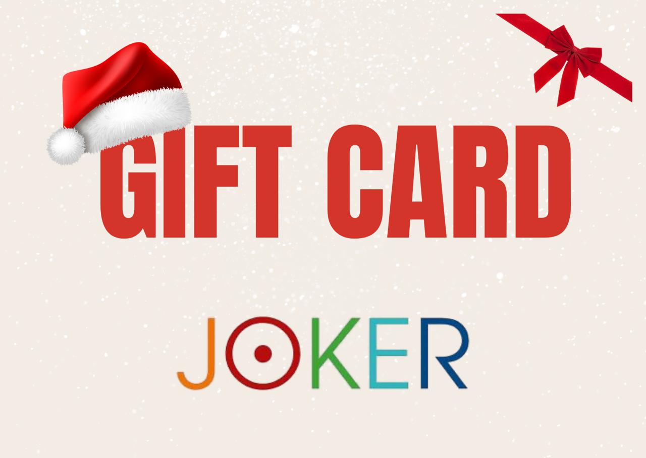 Canadian Joker Gift Cards for Christmas